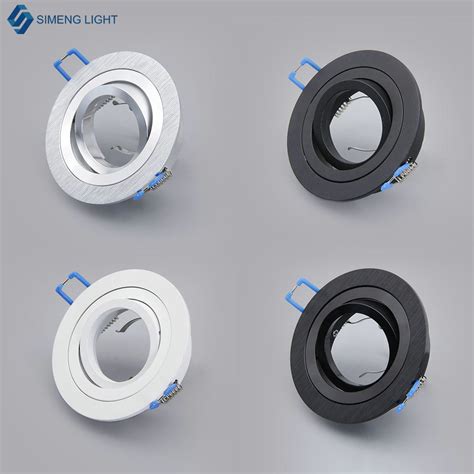 Gu Mr Fixture Round Led Recessed Downlight Aluminum Indoor Led Down