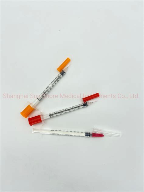 Ce Medical Disposable Sterile Injection Plastic Oral Syringe Insulin