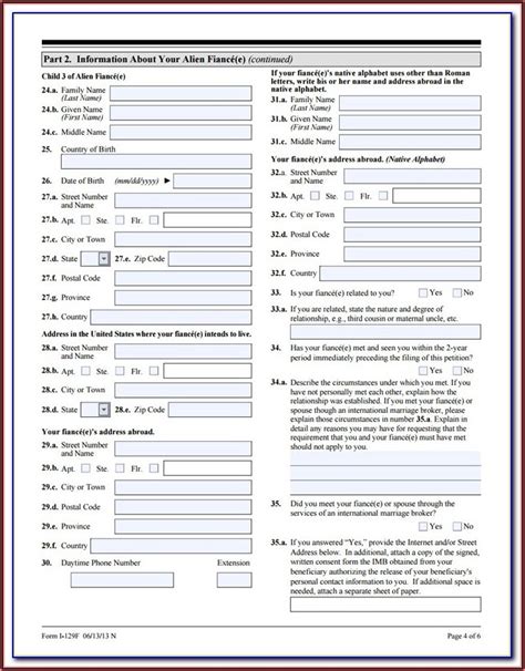 How To Fill Out Fiance Visa Application