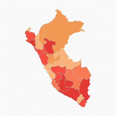 Colorful Peru Divided Map Illustration 25840040 Vector Art at Vecteezy