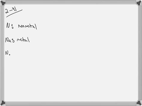 SOLVED Classify The Following Elements As Metals Metalloids Or