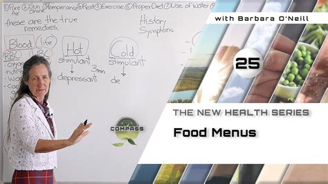 Barbara O Neill COMPASS Part 25 Food Menus YouTube