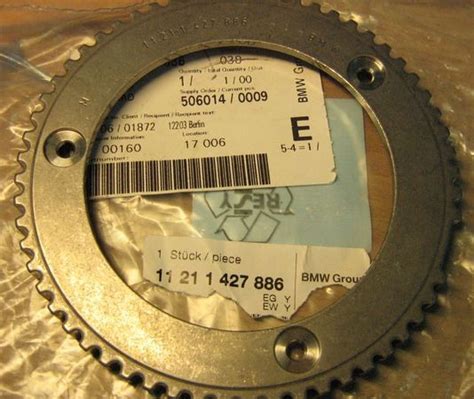 Счетное кольцо датчика коленвала — BMW X3 (E83), 3 л, 2004 года ...