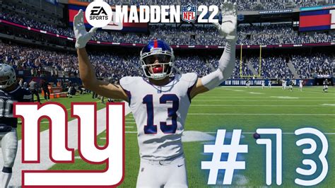 MADDEN 22 NEW YORK GIANTS FRANCHISE EPISODE 13 YouTube