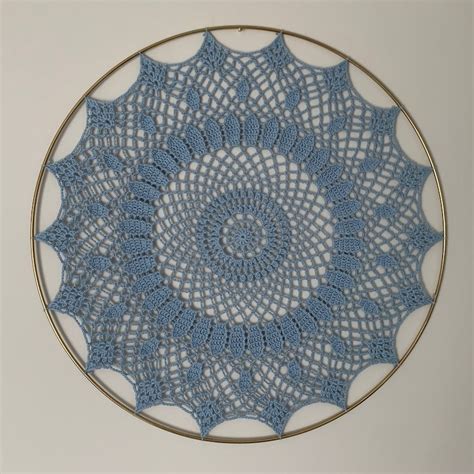 24 Crochet Mandala Wall Hanging Decoration - Etsy