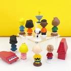 HOT Peanuts Charlie Brown Snoopy Playset 12 Figure Cake Topper USA Toy Set EBay UK