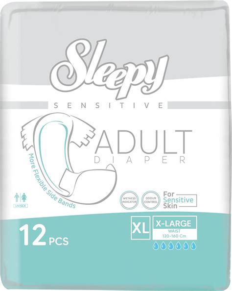 Amazon.com: Sleepy Adult Diapers, Unisex for Sensitive Skin, Odour