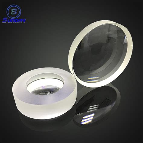 High Power Laser Plano Convex Lens Uv Fused Silica Glass China Jgs