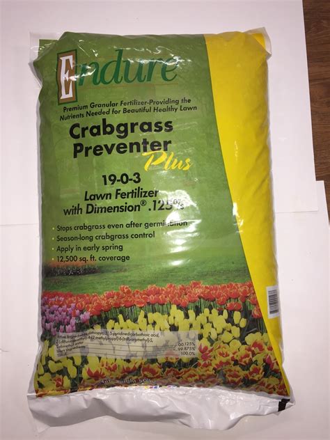 Endure Crabgrass Preventer 19 0 3