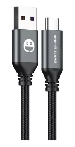 Cable Tipo C A Usb Carga Rapida 2 Metros Trenzado Aluminio Mercadolibre