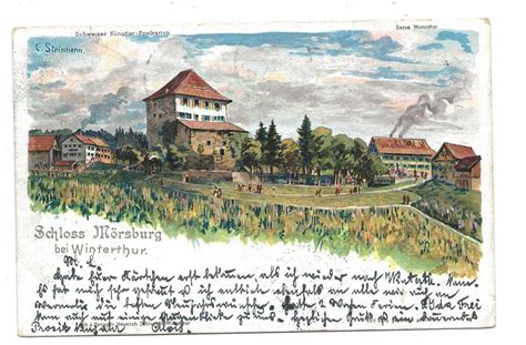 Schloss M Rsburg Zh Winterthur Litho Kaufen Auf Ricardo