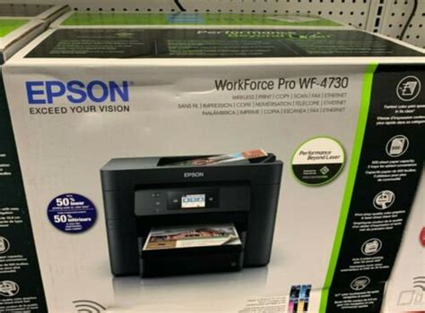 Epson Workforce Pro Wf Inkjet Multifunction Color Printer Etsy