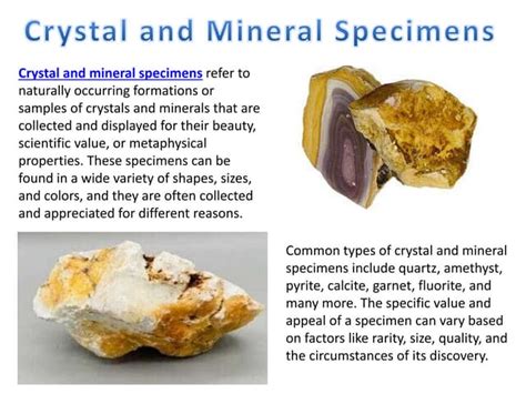 Crystal and Mineral Specimens - Island Spiritual Shop | PPT