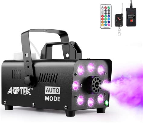 Upgraded Fog Machine Agptek Smoke Machine With 13 Colorful Led Lights