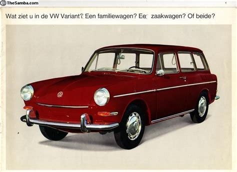 VW Classifieds VW Variant Squareback Brochure Panel Autos Y