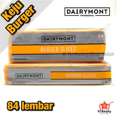 Jual Dairymont Keju Red Cheddar Cheese Burger Slices Slice 1 Kg Di