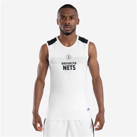 Adult Sleeveless Basketball Base Layer Jersey UT500 - NBA Brooklyn Nets ...