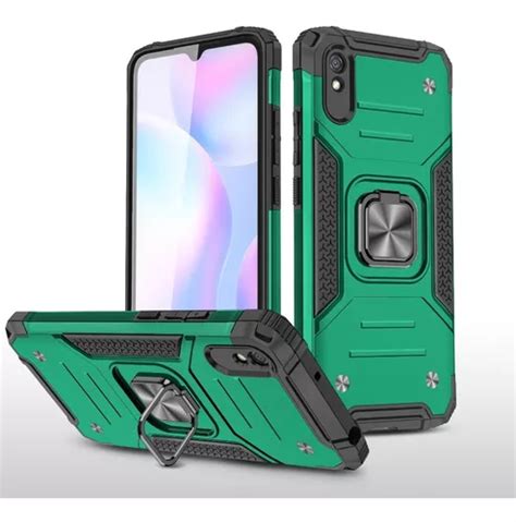 Funda Xiaomi Redmi 9a Cristal Templado 9d Meses Sin Intereses