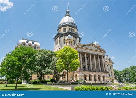 Illinois State Capital Building Stock Image - Image of history ...