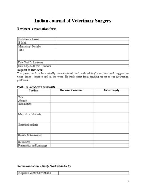 Evaluation Form | PDF