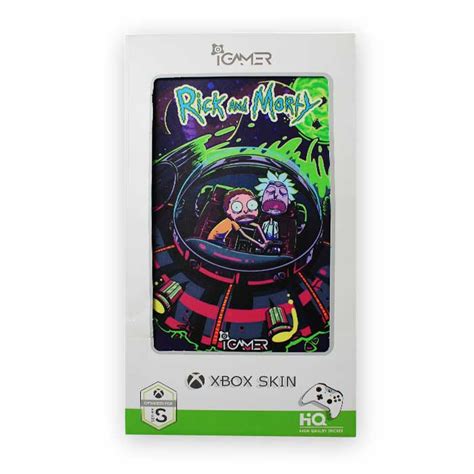 اسکین برچسب Xbox Series S طرح Rick and Morty