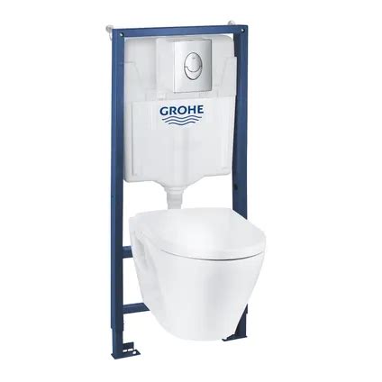 Pack WC Suspendu Rimless Grohe Serel I Abattant Avec Frein De Chute