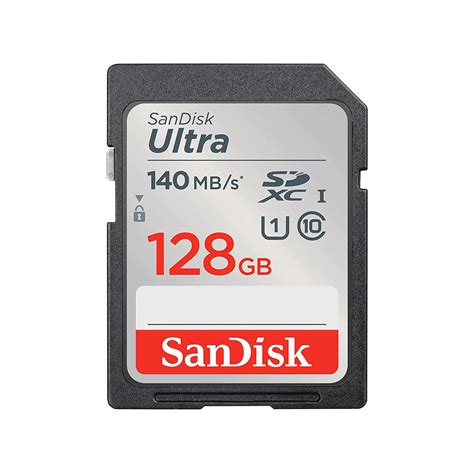 SanDisk Ultra 128GB SDXC UHS-I Memory Card up to 140MB/s – Jacaranta ...