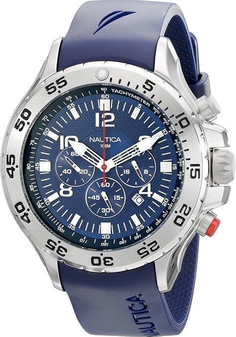 Amazon.co.jp: [(ノーチカ)Nautica][Nautica Men's Quartz Resin Silicone Watch ...