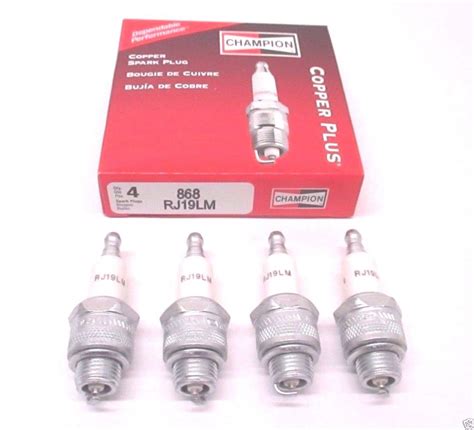 Rj Lmboxof Pack Genuine Champion Rj Lm Spark Plug Copper Plus