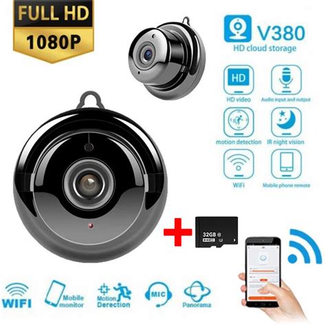 Mini Hidden Spy Camera Wireless Wifi Ip Home Security 1080p Hd Night