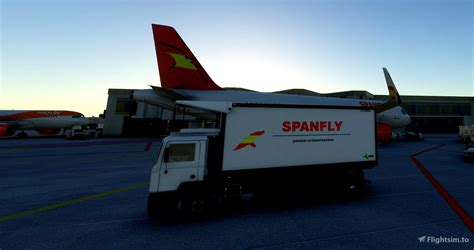 Spanfly Ground Catering Truck For Microsoft Flight Simulator Msfs