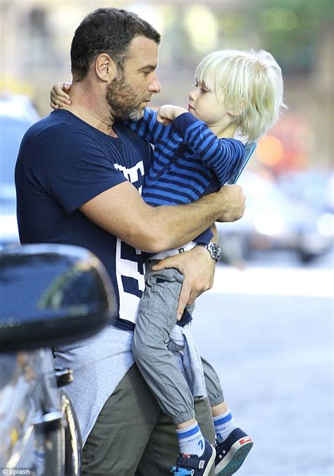 Liev Schreiber And Naomi Watts Juggle Duties As He Plays With One Son