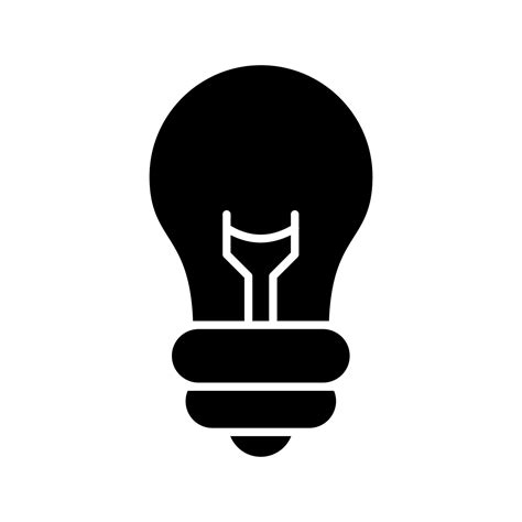 Light Bulb Vector Icon 17538449 Vector Art at Vecteezy