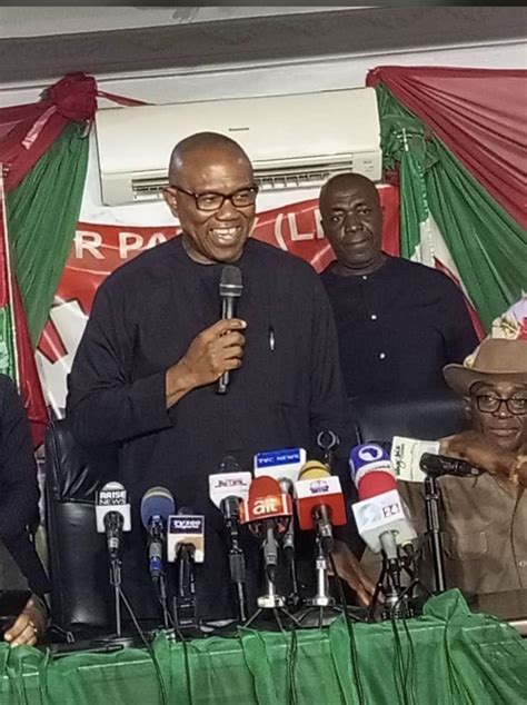 Peter Obi Receives Labour Partys Certificate Of Return As Its