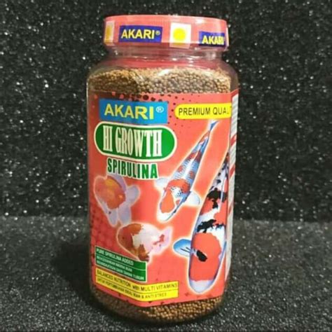 Jual Akari Hi Growth Spirulina Pelet Makanan Ikan Pakan Gr Di Seller