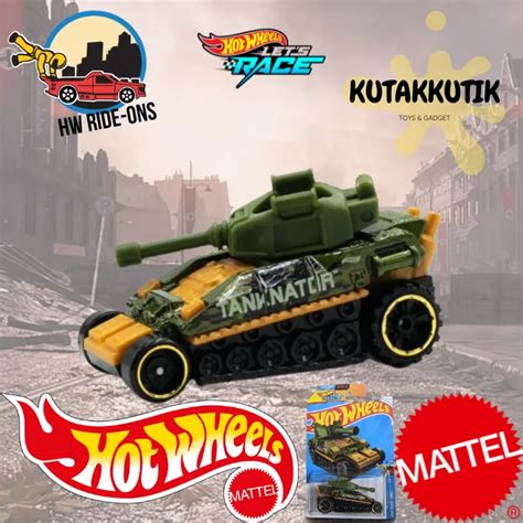 Hot Wheels Tank Perang Tanknator Hijau Army Lot E HW Ride Ons Lazada Indonesia