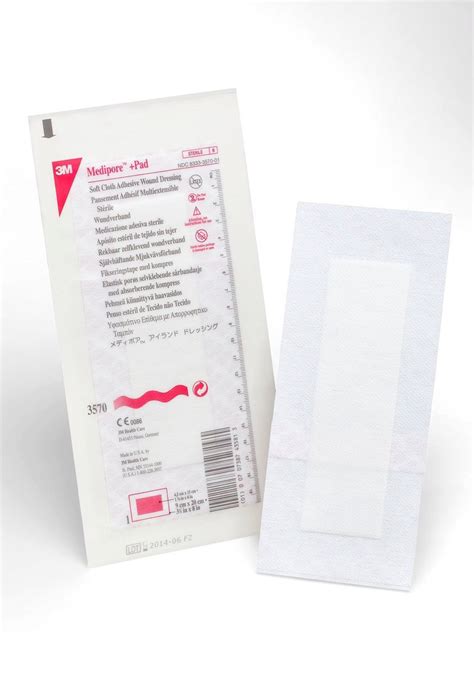 M Medipore Pad Soft Cloth Adhesive Wound Dressing Synergy Medical Inc