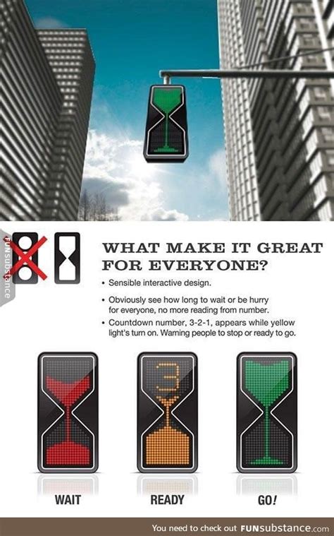 This traffic light design needs to be implemented - FunSubstance