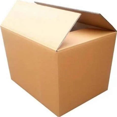 Double Wall 5 Ply Flexo Printed Brown Corrugated Box At Rs 65piece In