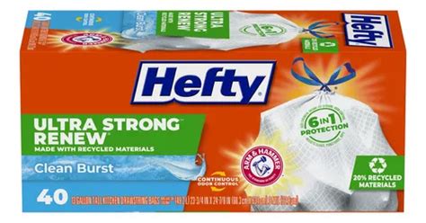 Hefty Bolsas De Basura De Cocina Altas Ultra Fuertes Aroma Mercadolibre