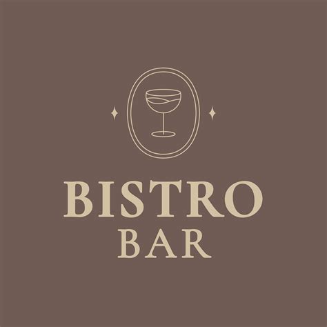 Bistro Bar Logo Template Psd Premium Psd Rawpixel