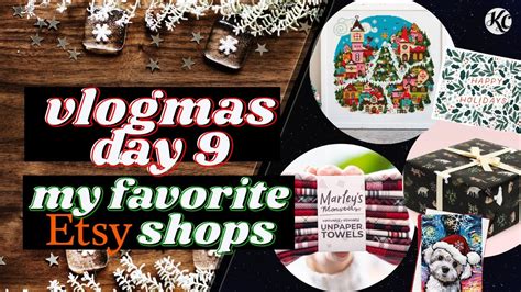 My Favorite Etsy Shops Come Christmas Shopping With Me 😌🛍 Vlogmas Day