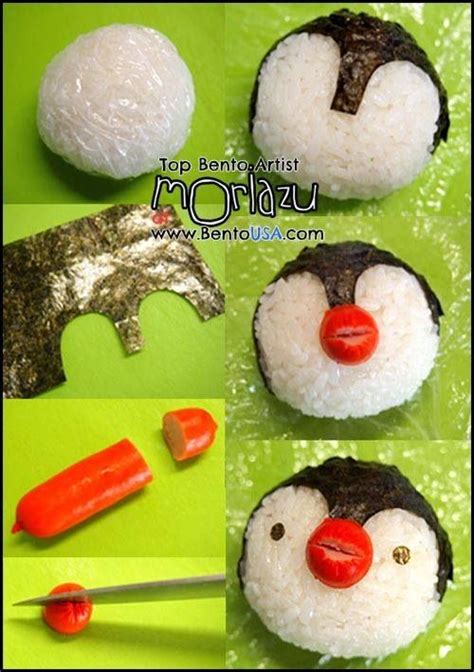 Penguin Onigiri Japanese Food Bento Bento Kids Fun Kids Food