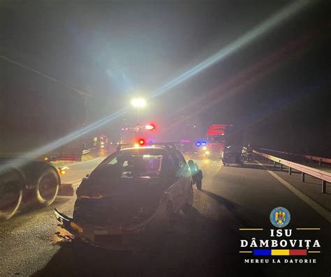 Ulie Ti Accident Rutier La Km Pe Autostrada A Soldat Cu Doi R Ni I