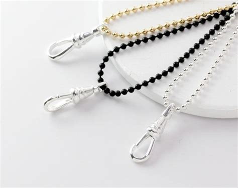 ID Badge Lanyard, Silver ID Badge Lanyard, Lanyard, ID Holder, Badge ...