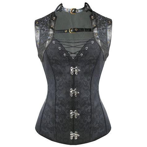 Steel Boned Black Corset With Jacket Desirous Dominus 44 00