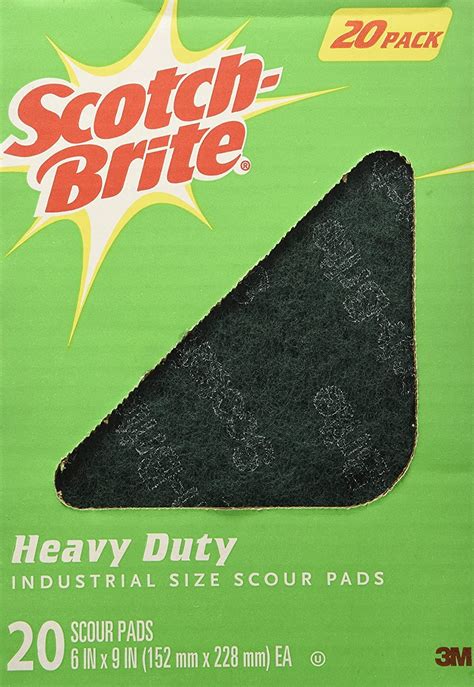 Scotch Brite 3m Heavy Duty Scouring Pads 6x 9 Heavy Duty Scouring