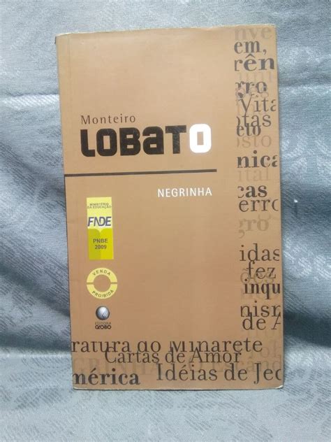 Livro Negrinha Monteiro Lobato Ler Descri O Livro Usado