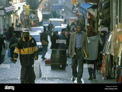 Street scene in Paris Stock Photo - Alamy