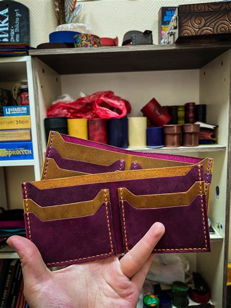 Кошельки и Обложки на паспорт ручной работы. Из наличия | Пикабу